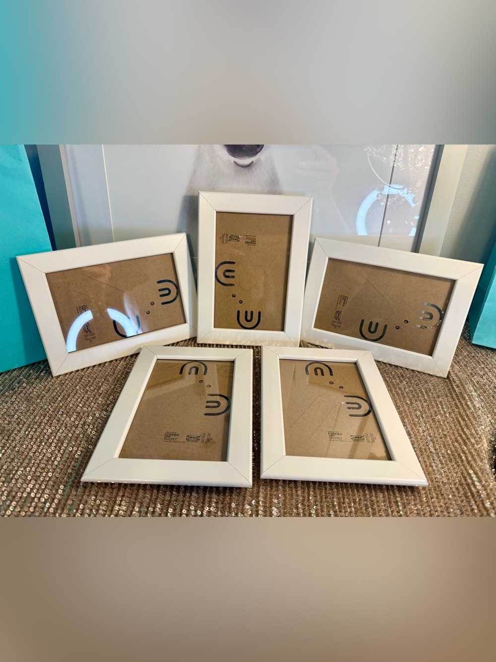 🌸H28 - IKEA White Photo Frame Set - White - 4 x 6🌸🛍️
